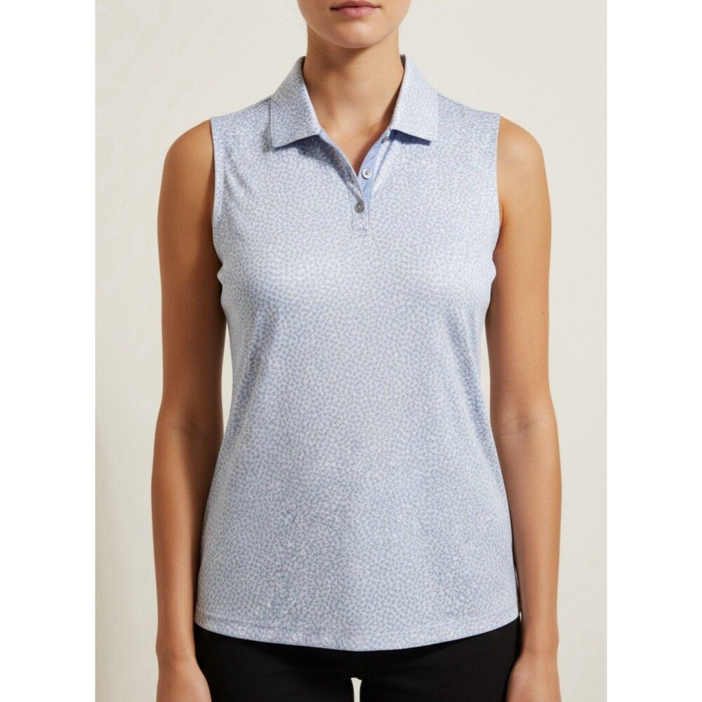 Greg Norman Collection Women's Sleeveless Polo Tank Lavender‎